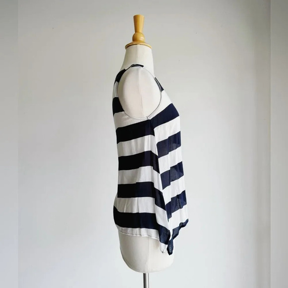 SPLENDID | Lightweight Navy Striped Tank | XS - Picture 3 of 5